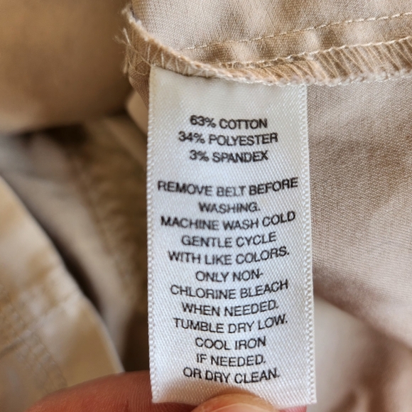 White House Black Market Laced Up Corseted Military Style Khaki Button Up Vest 0 - Picture 10 of 13